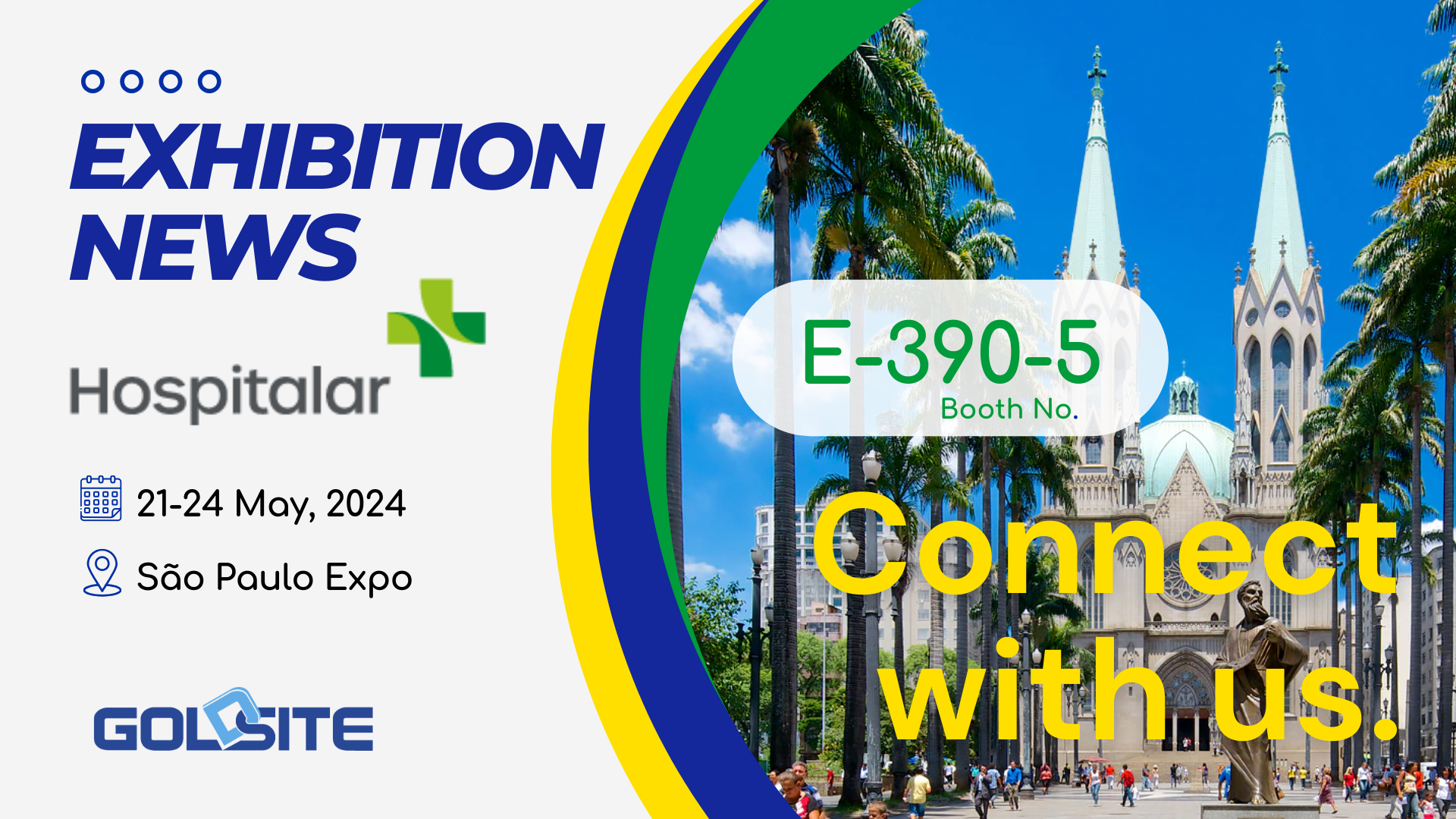 Próximos eventos: Goldsite expondrá en Hospitalar 2024 en Brasil